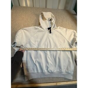 Adidas Blue Version FW2022 Hoodie Off White Cream Mens Large T0020